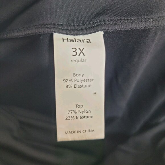 Halara Breezeful High Low 2-in-1 Flowy Maxi Skirt Skorts Plus Size 3X Black - Picture 7 of 7